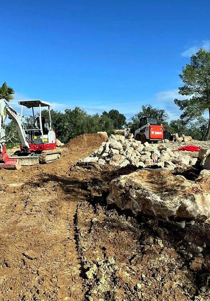 Desbroce y movimiento de tierras
